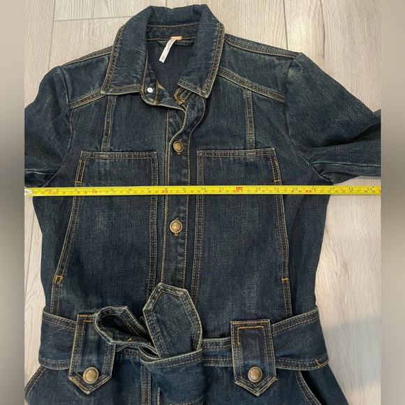 Free People Denim Trench Coat - Picture 13 of 16
